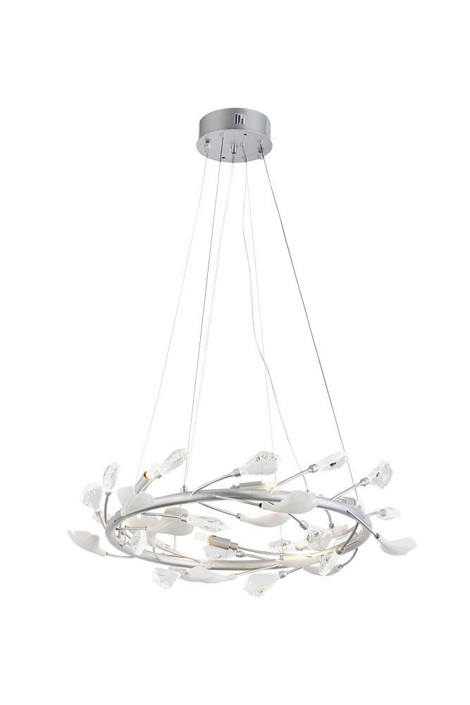 Люстра Ø600 x H160 мм, G9+LED 6 x 7W+LED 18 x 1.5W(27W) 4000K NewRgy CHROME (Хром) 9020-D600SL CHROME