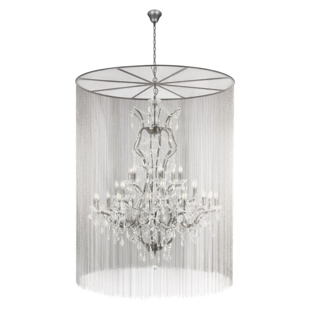 Подвесная люстра 120 см, Loft IT Vaille Crystal 10450/1200, графит