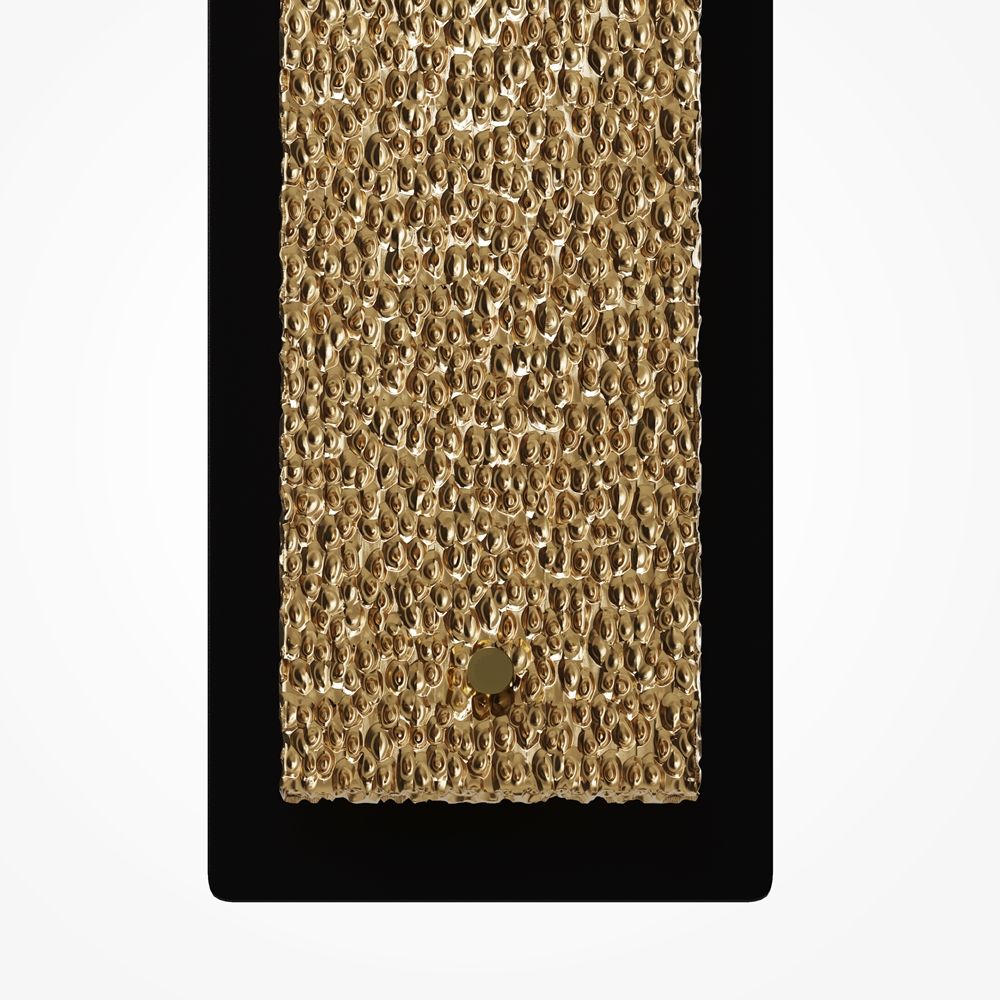 Настенный светильник 40 см, 23W, 3000K, Maytoni MOD474WL-L20B3K, черный-латунь