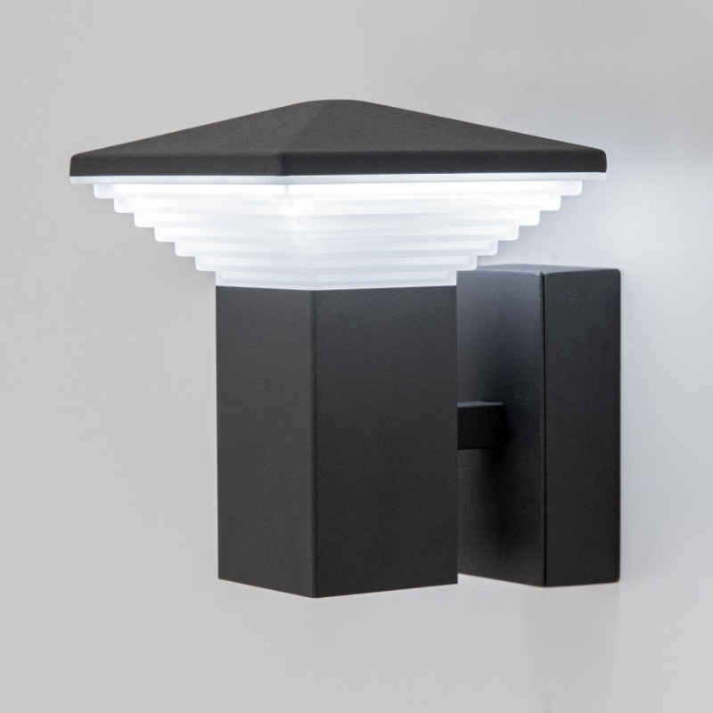 Светильник уличный 13*17 см, LED 6W, 4000K, 450Lm, 1-2 м2, IP54 Citilux CLU02W, черный