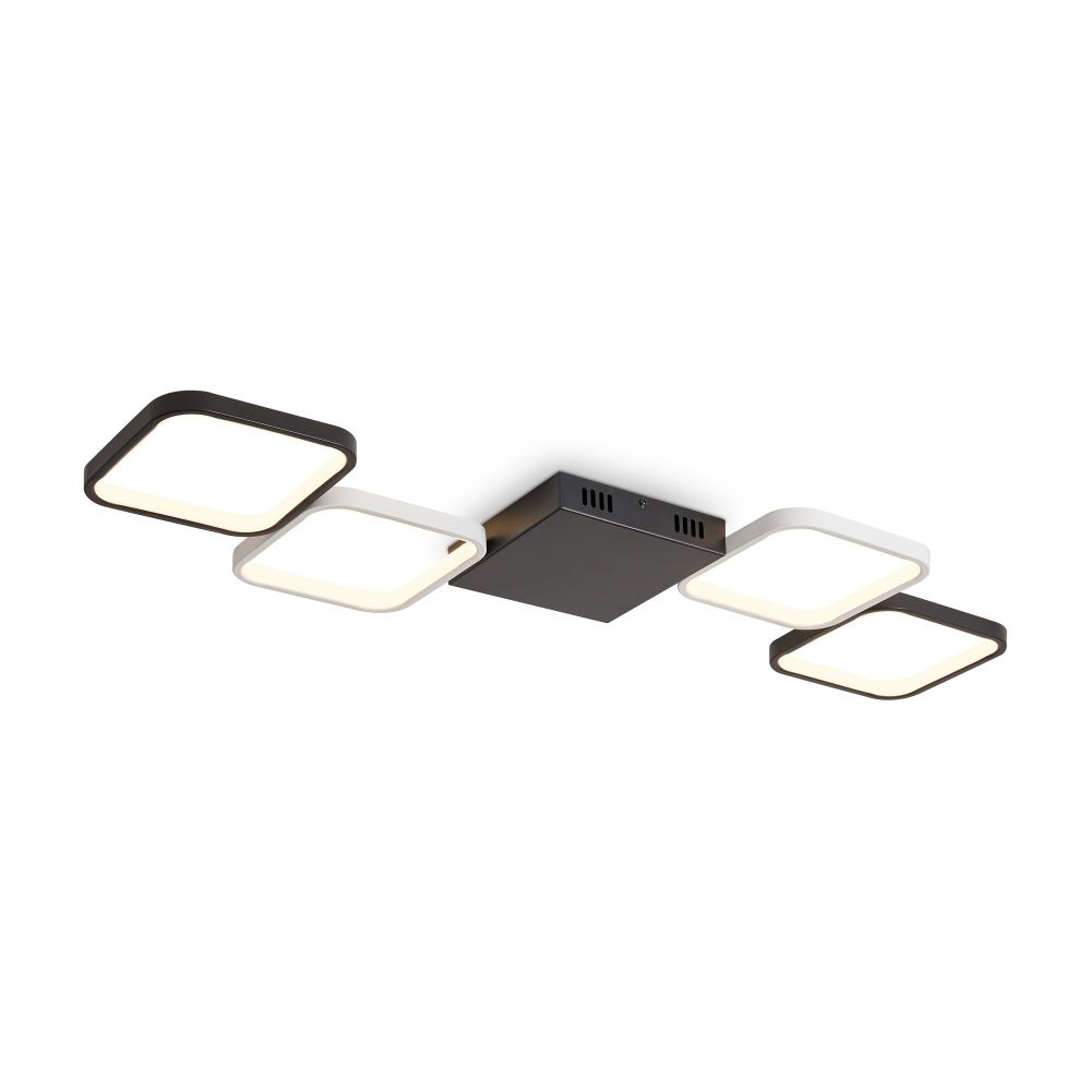 Светильник 99*38*4-4 см, *LED*120W, 3000-5700K, Freya Нео Гео/Neo Geo FR6201CL-L120BW, Черно-белый