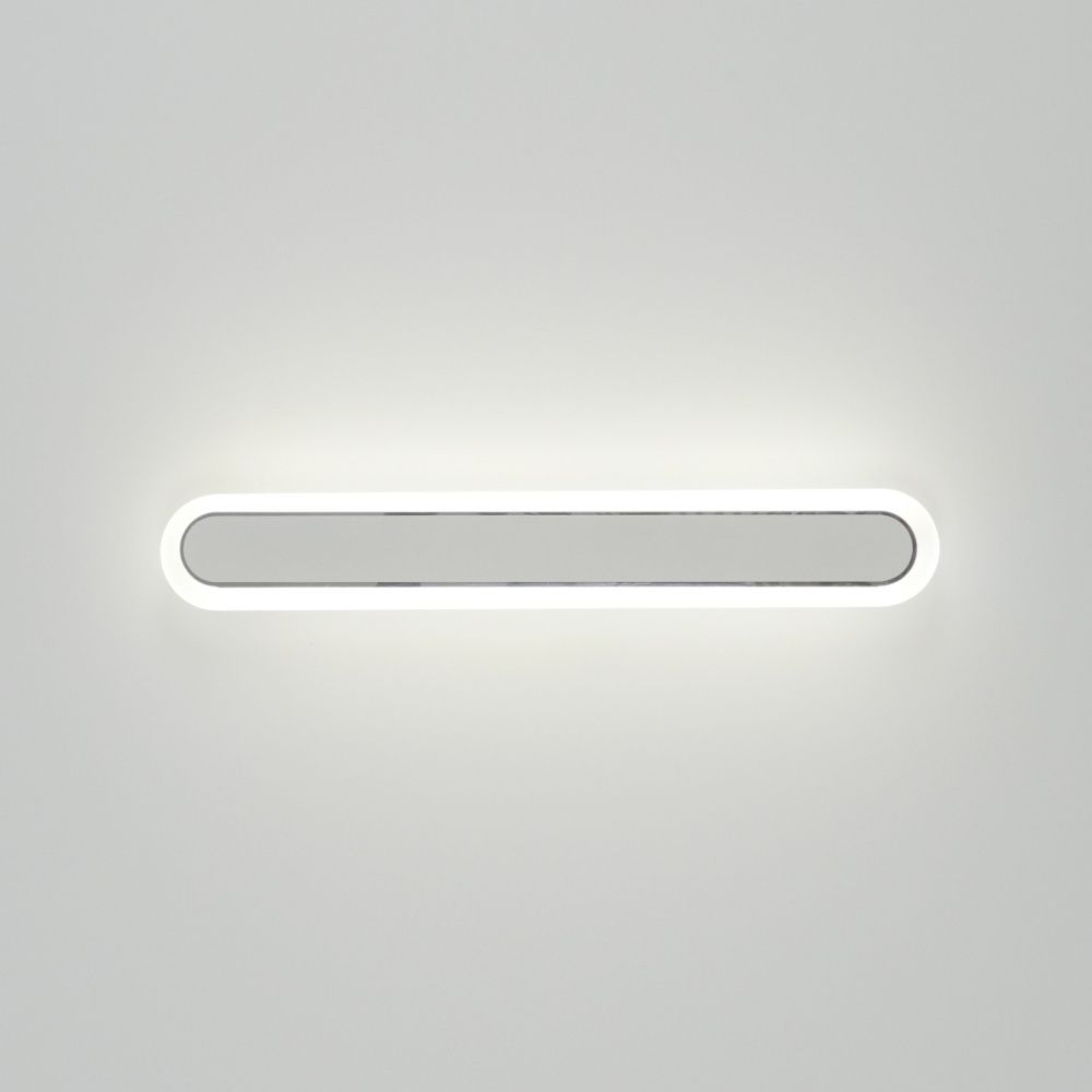 Светильник настенный САПФИР SPF-4782 Белый + Хром 400мм 1/LED/2*24W BARR 24-03 (1 из 10 шт в коробке