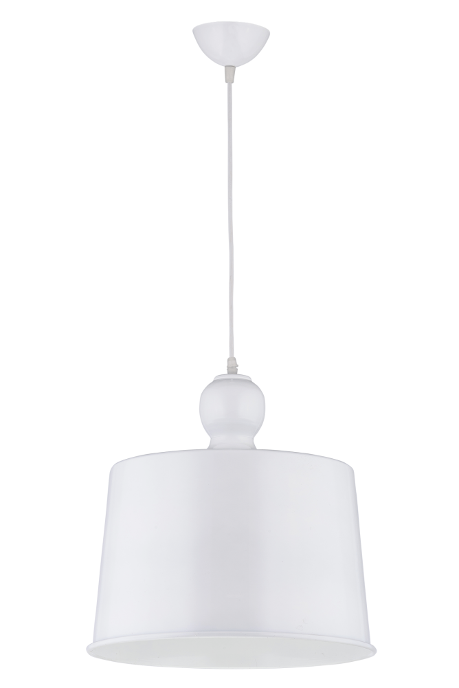 Люстра Ø350 x H350(1100), мм, 1*40W, WH+WH(Белый+Белый) Sfera Sveta 8166 WH+WH