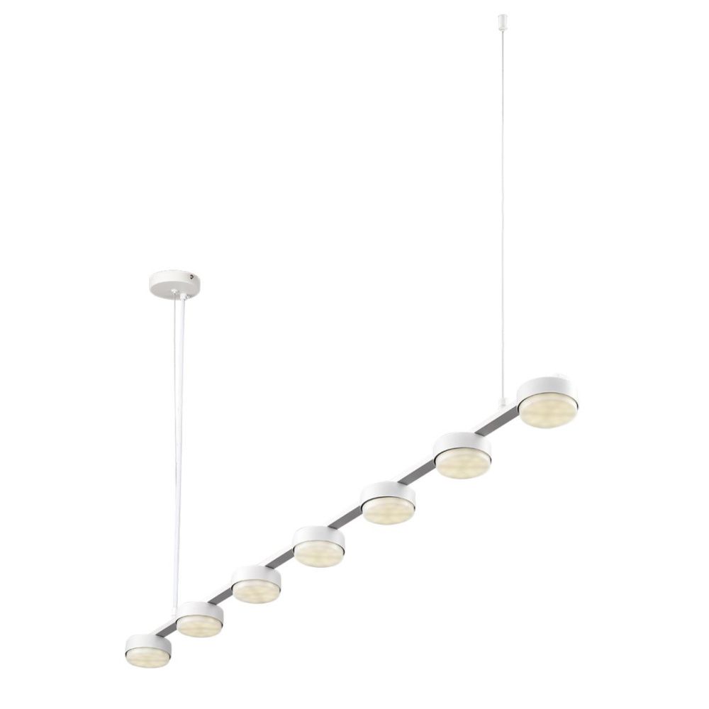 Светильник подвесной 115*10*-80 см, 7*GX53*7W, K, Lumion TORINA 8265/7, белый