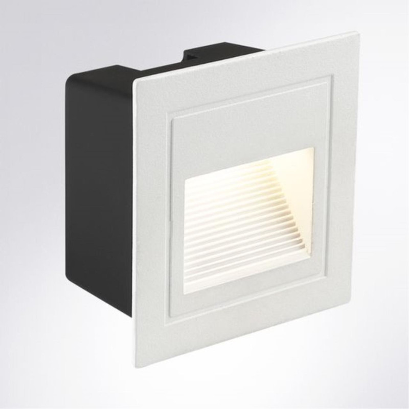 Встраиваемый светильник 8,5*5*8,5 см, 1*LED*5W 4200K Arte Lamp Piazza A7325IN-1WH белый