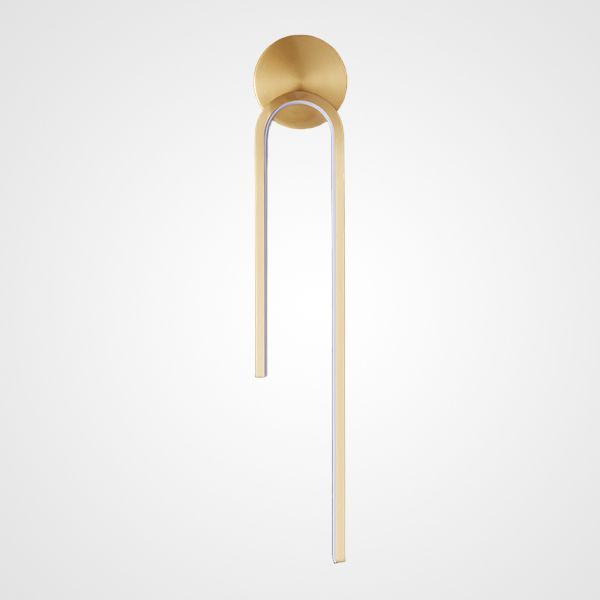 Бра WIKI WALL Brass 55*10*55 см, 1*LED*8W, 3000, 4000, 6000K, ImperiumLoft wiki-wall01, Латунь