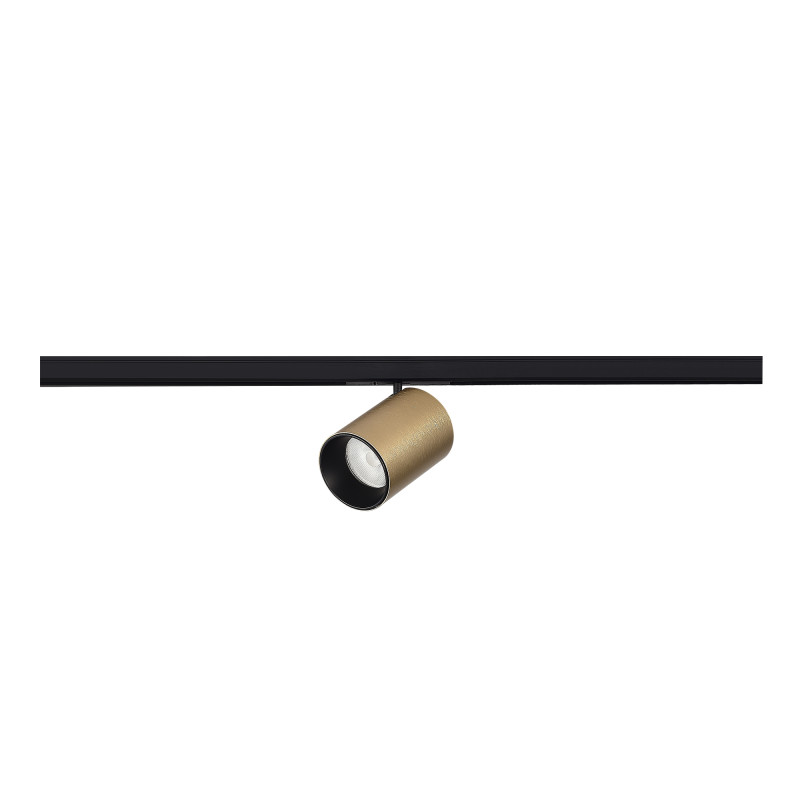 Магнитный трековый светильник 4,5*6,3 см, 1*LED*9W 3000K ST LUCE Super5 ST671.336.09 латунь