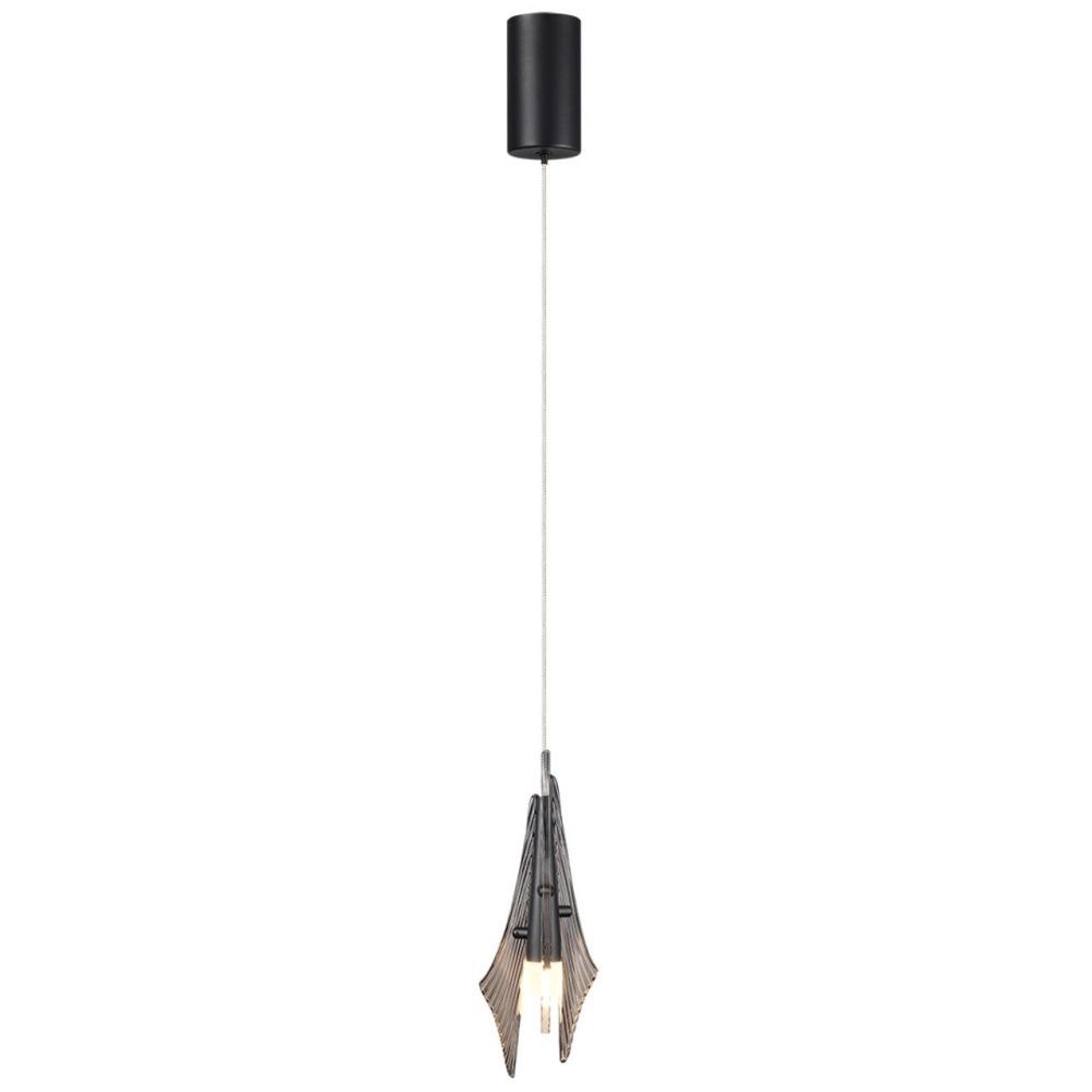Подвес одиночный *12,5*26,6-238 см, 1*LED*6W, 3000K, Odeon Light Afalina 5442/6L, черный