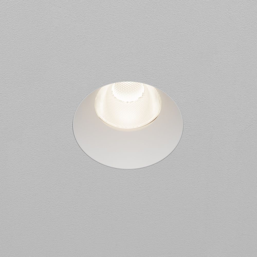 Встраиваемый светильник  DL121-15W-4K-TRS-W **-9,8 см, *LED*15W, 4000K, Maytoni technical Dip DL121-15W-4K-TRS-W, Белый