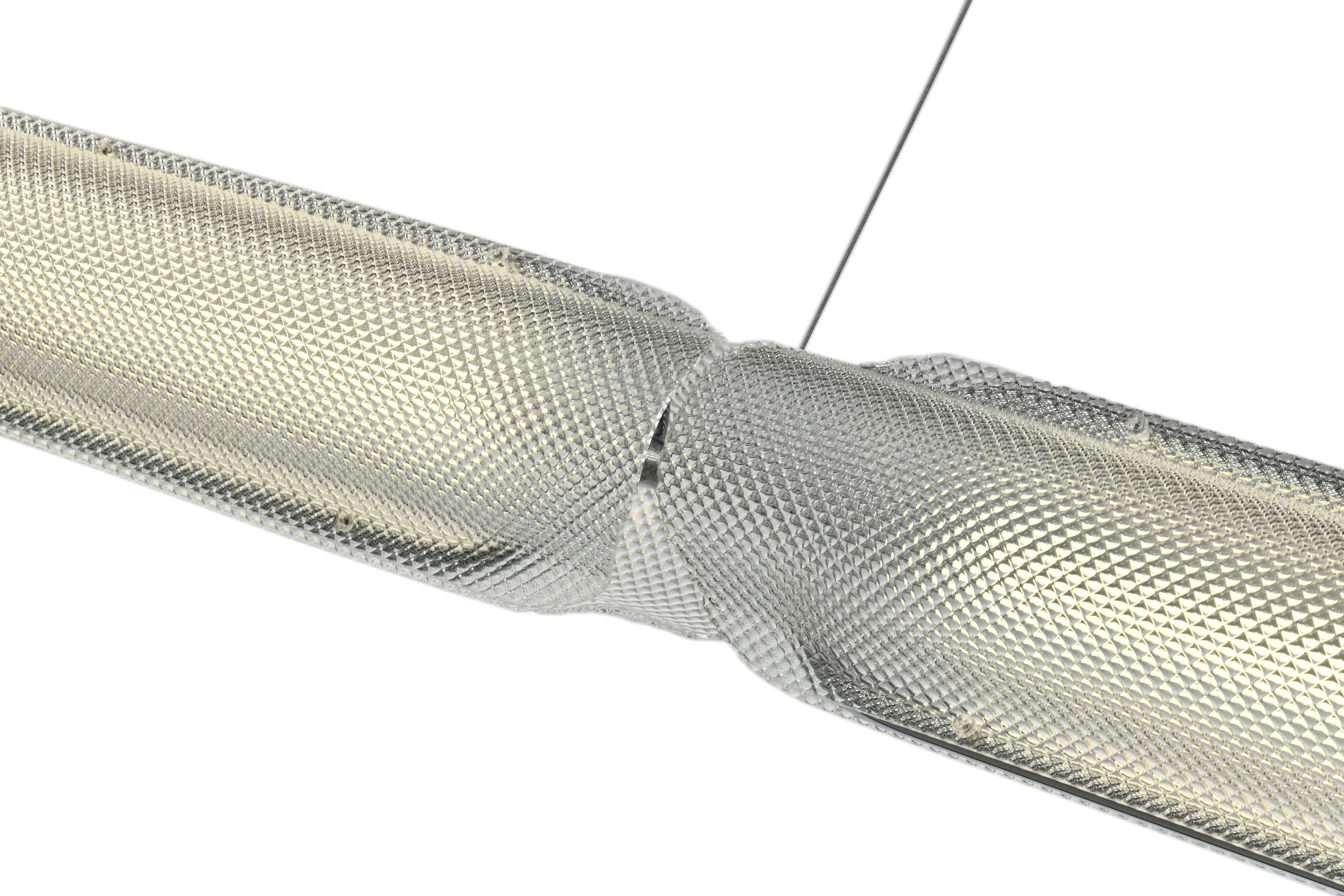 Светильник подвесной 12*60 см, LED 25W 4000K хром Zortes Circon ZRS.90610.25