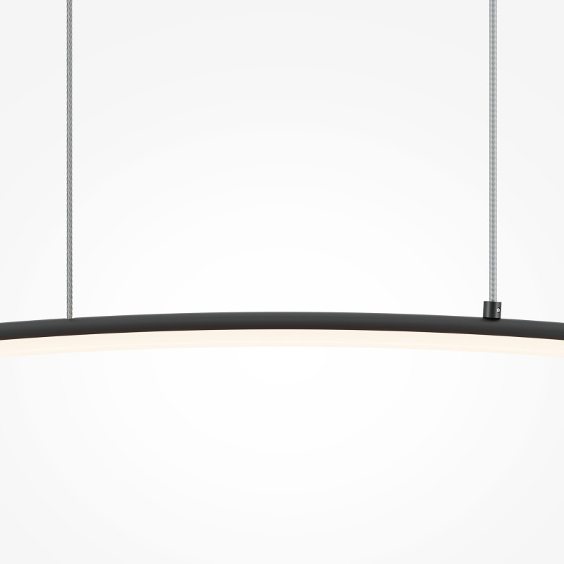 Подвесной светильник 98*7*305,7 см, LED, 15W, 3000К, Maytoni Light Reflection MOD243PL-L18BK черный