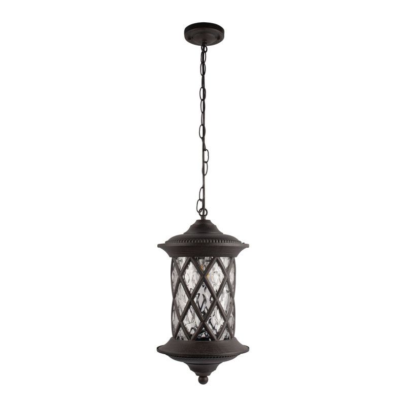 Подвесной уличный светильник *23*43,4-94,4 см, 1*E27*100W, LOFT IT Bergamo 100018P, черный