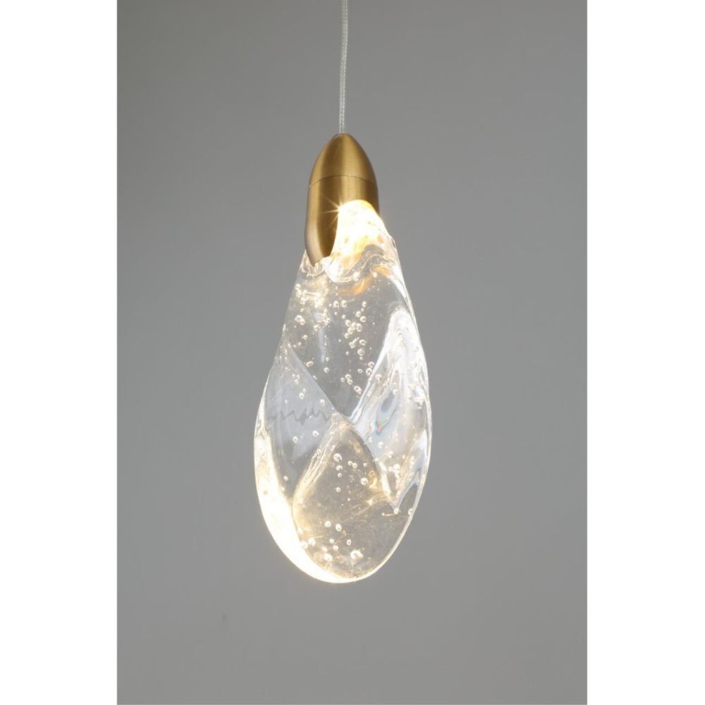 Светильник подвесной 8 см, 3W, 3500K, Aployt Julietta APL.083.06.03, латунь