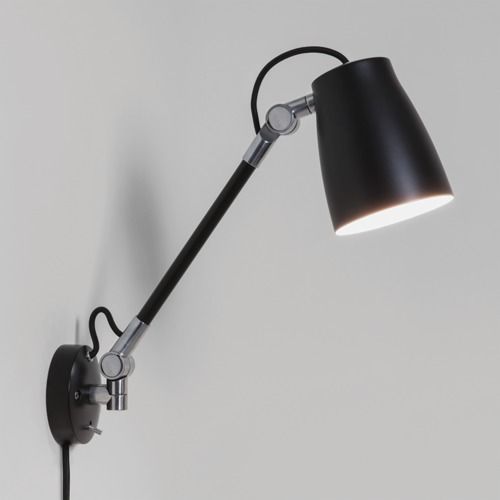 Поворотный настенный светильник Astro 7505 Atelier Grande Wall, черный