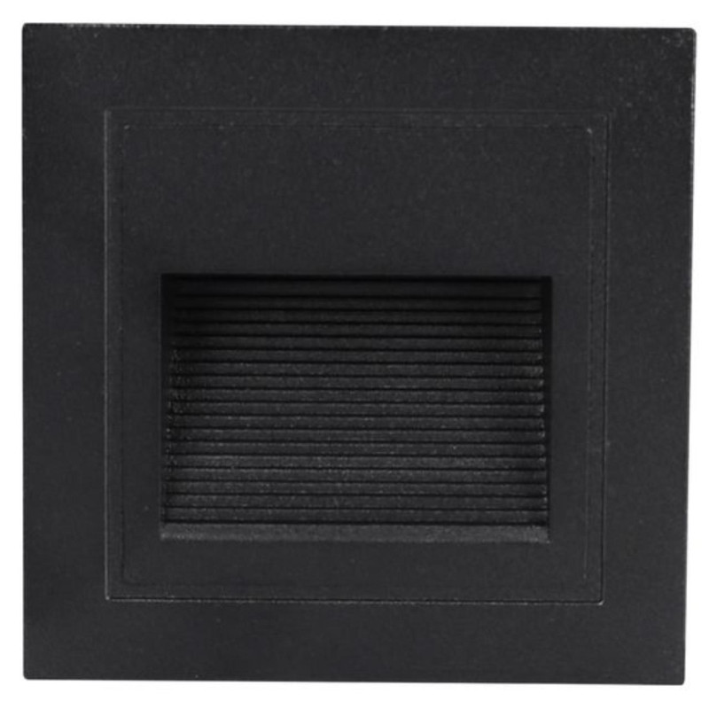 Встраиваемый светильник 8,5*5*8,5 см, 1*LED*5W 4200K Arte Lamp Piazza A7325IN-1BK черный