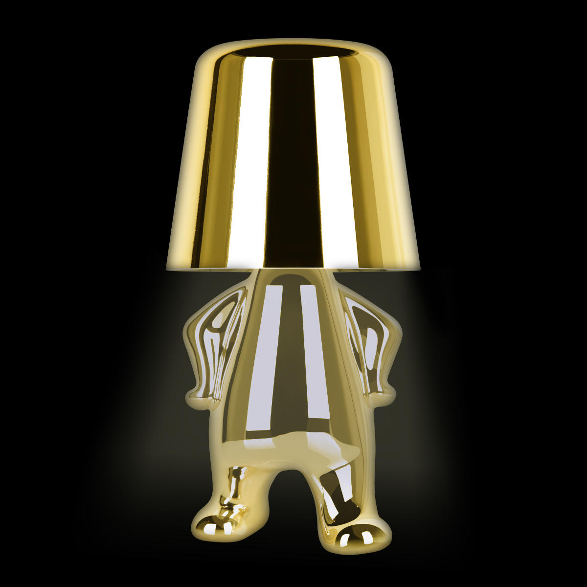Настольная лампа 9*19 см, 1*LED*3W LOFT IT Brothers 10233/C Gold золото