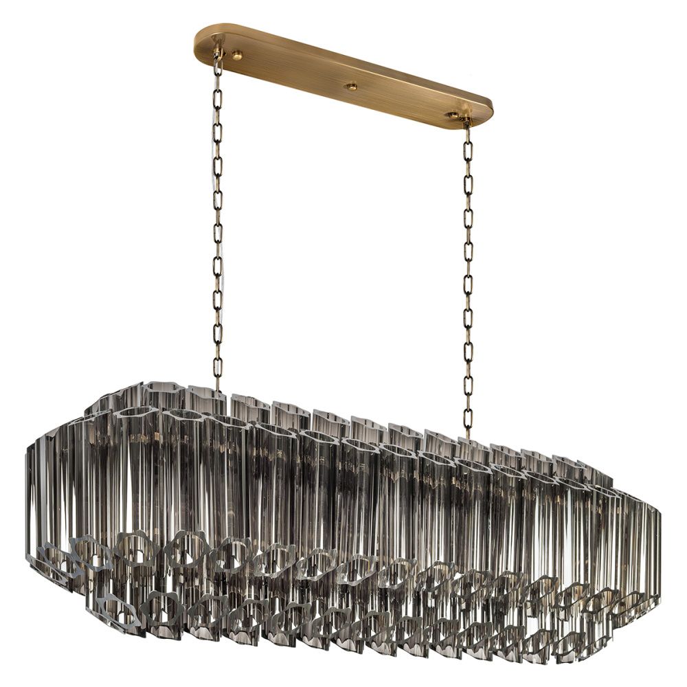 Подвесная люстра 102 см, Loft IT Celebration 10579/1000R Smoke, бронза