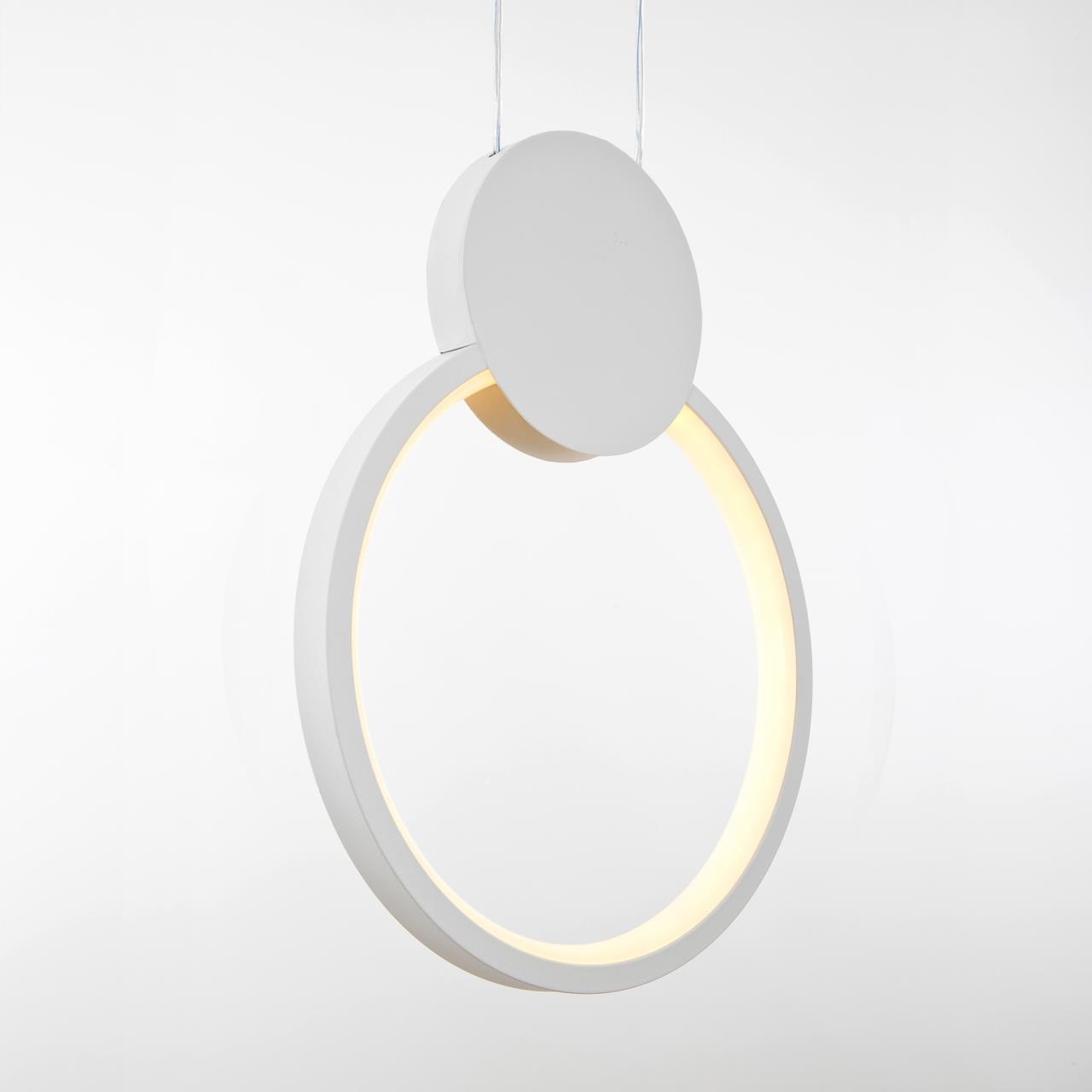 Подвесной светильник 20*2*132 см, LED 20W, 3000 / 6000K, Черный LED4U 8574