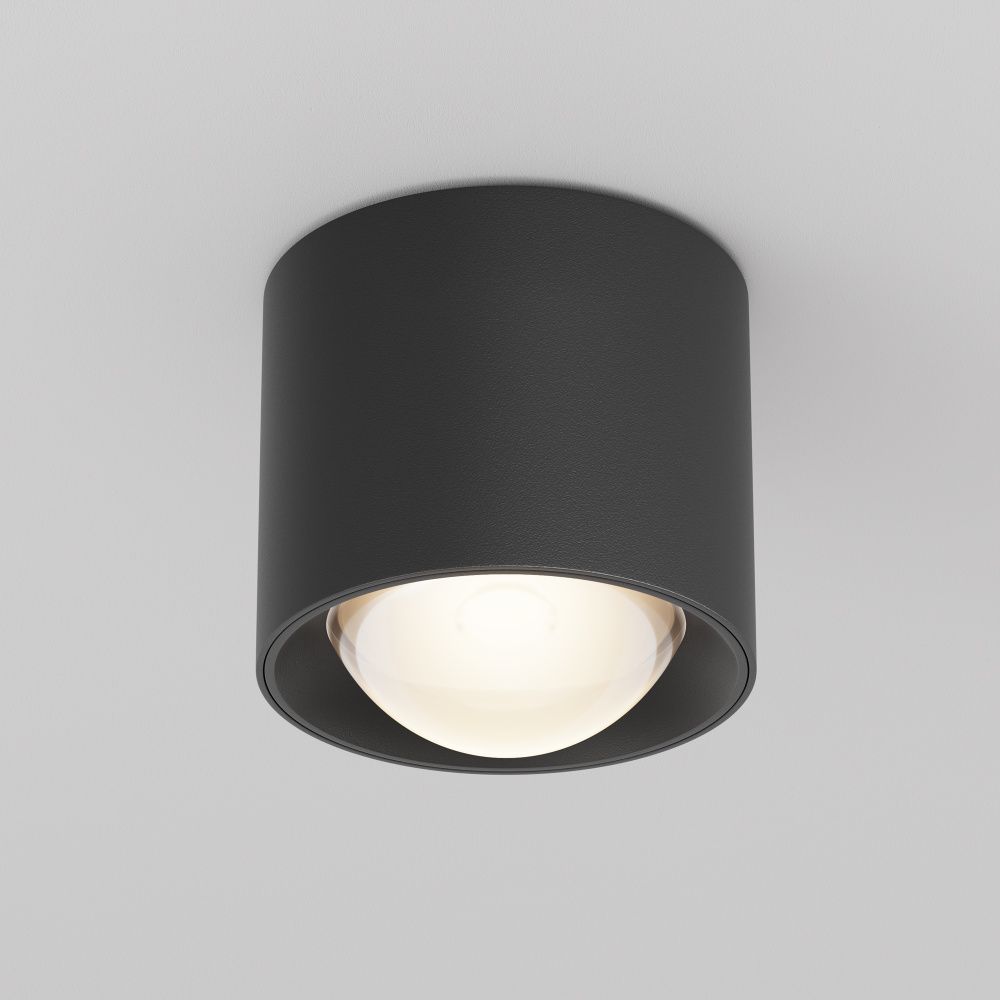 Светильник  C217CL-15W3K-B **-7,5 см, *LED*15W, 3000K, Maytoni technical Lens C217CL-15W3K-B, Черный