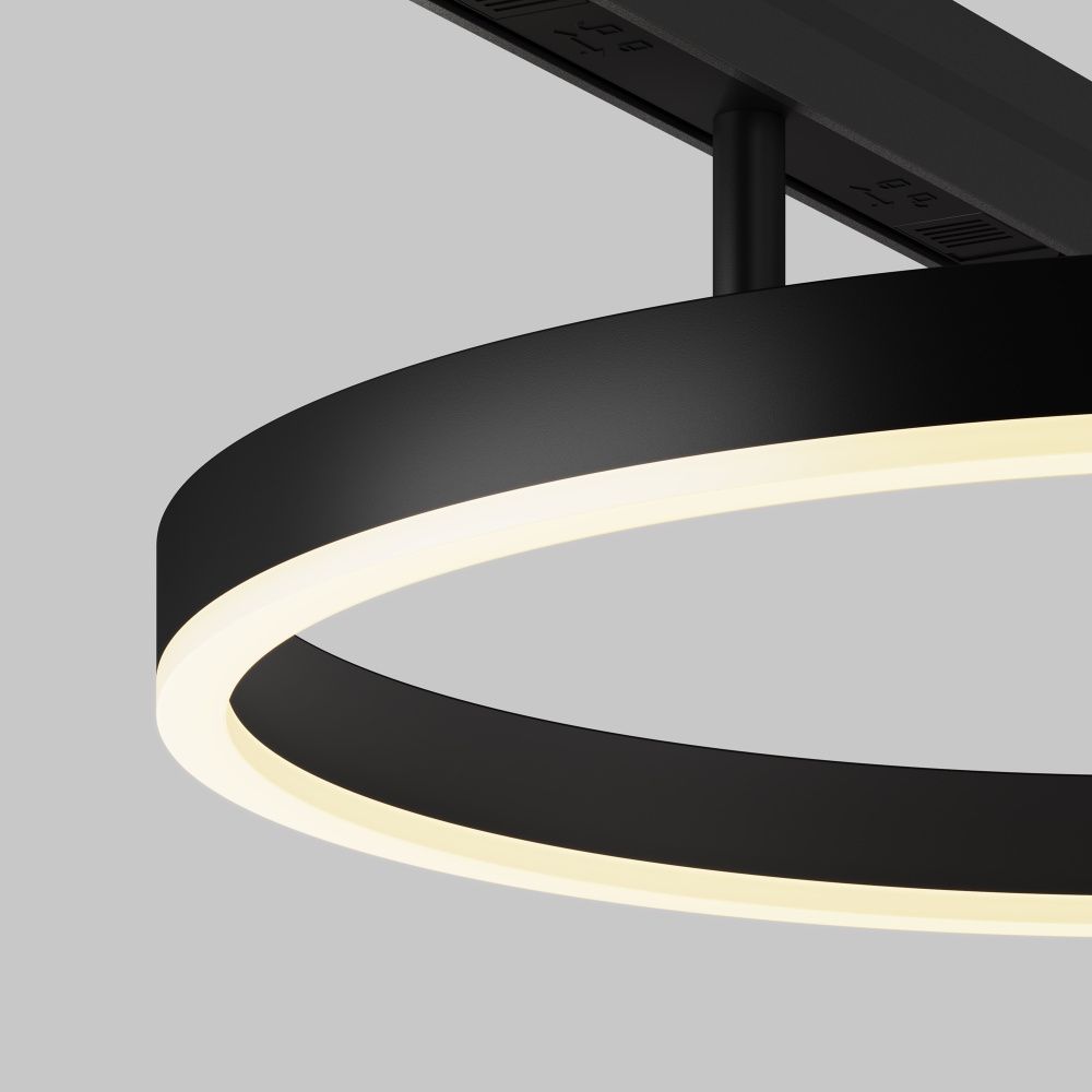 Трековый светильник40*8 см, *LED*24W, 3000K, Maytoni technical EXILITY TR227-2-24W3K-B, Черный