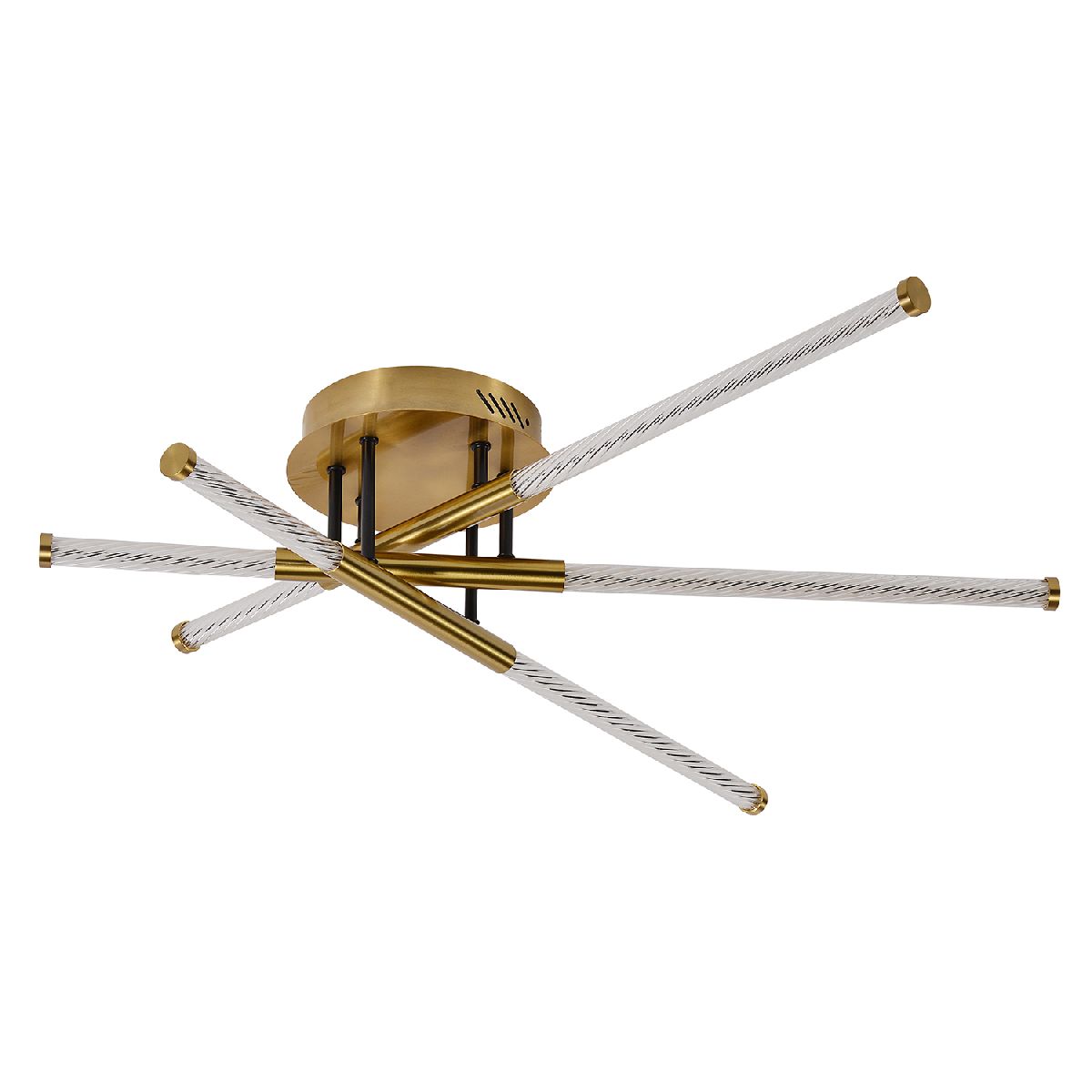 Потолочная люстра 70 см, 26W, 4000K, F-Promo Vigas 4469-3C, латунь