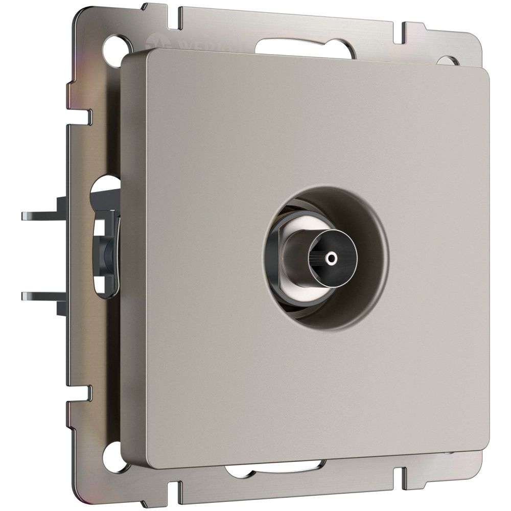 W1283004 ТВ-розетка оконечная, дымчатый Werkel, 4690389212017