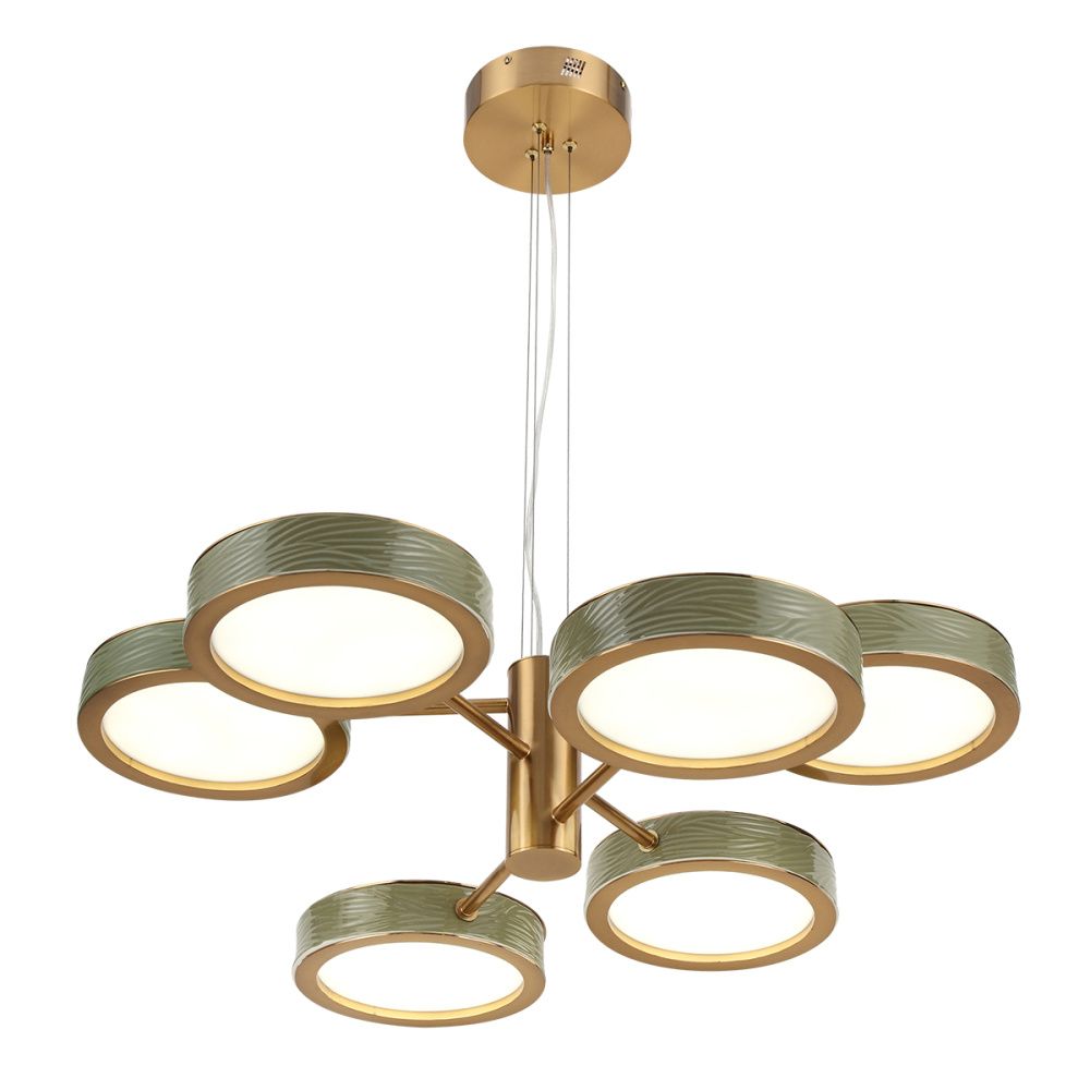 Светильник 76 см, 99W, 2000-4000K, Odeon Light 5450/99LA, бронза