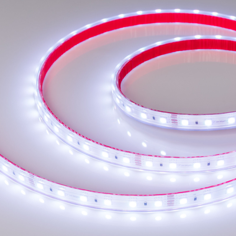 Лента герметичная RTW-PS-B60-12mm 24V RGB (14.4 W/m, IP67, 5060, 5m) (Arlight, 14.4 Вт/м, IP67) 021400(2). Цена указана за 5 метров. Продается кратно 5 метрам.