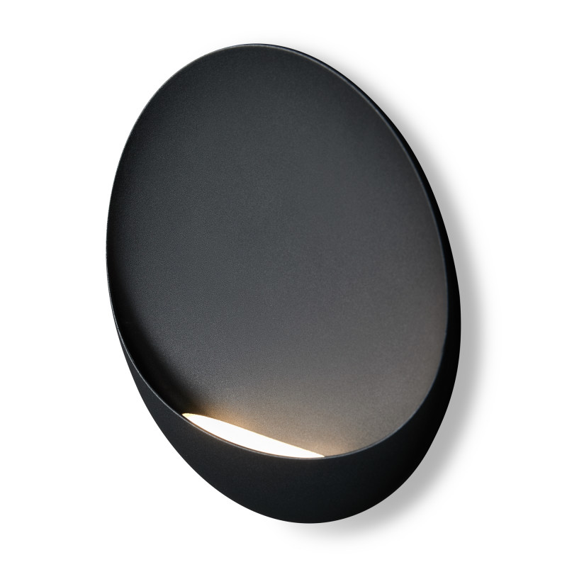 Бра 20*20*6,8 см, LED, 5W, 3000К, Freya Clam FR6188WL-L5B черный