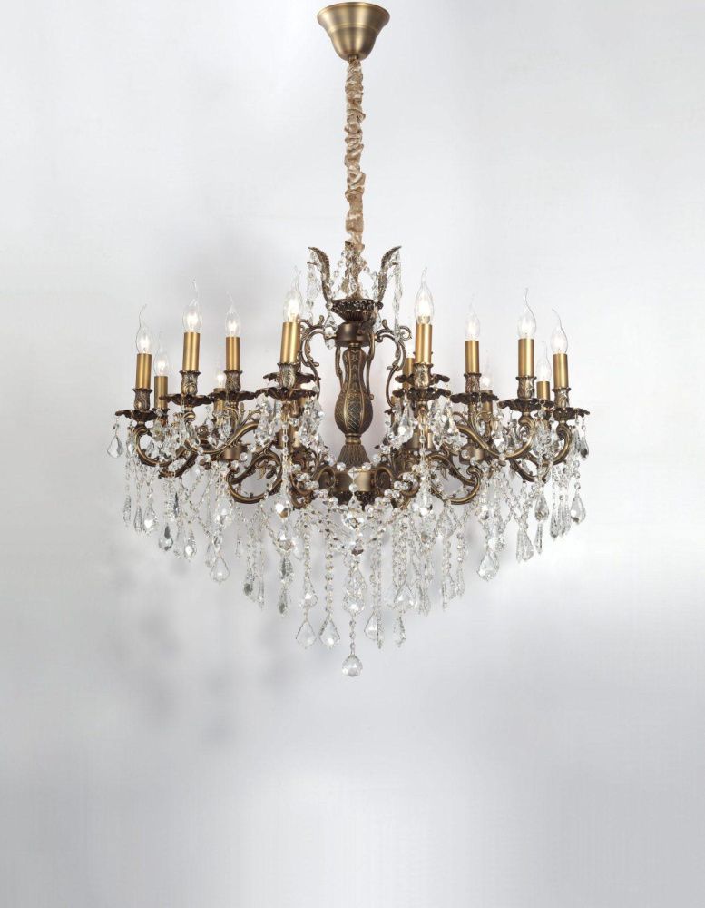 Люстра *92*140 см, 18*E14*60W, Lucia Tucci Barletta BARLETTA 122.12.6 antique, бронзовый