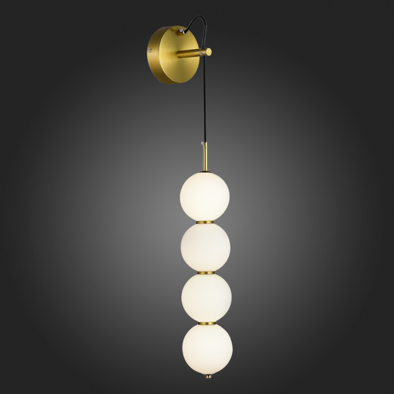 Бра 12 см, 14W, 4000K ST LUCE ODE SL6112.201.14 Золотистый