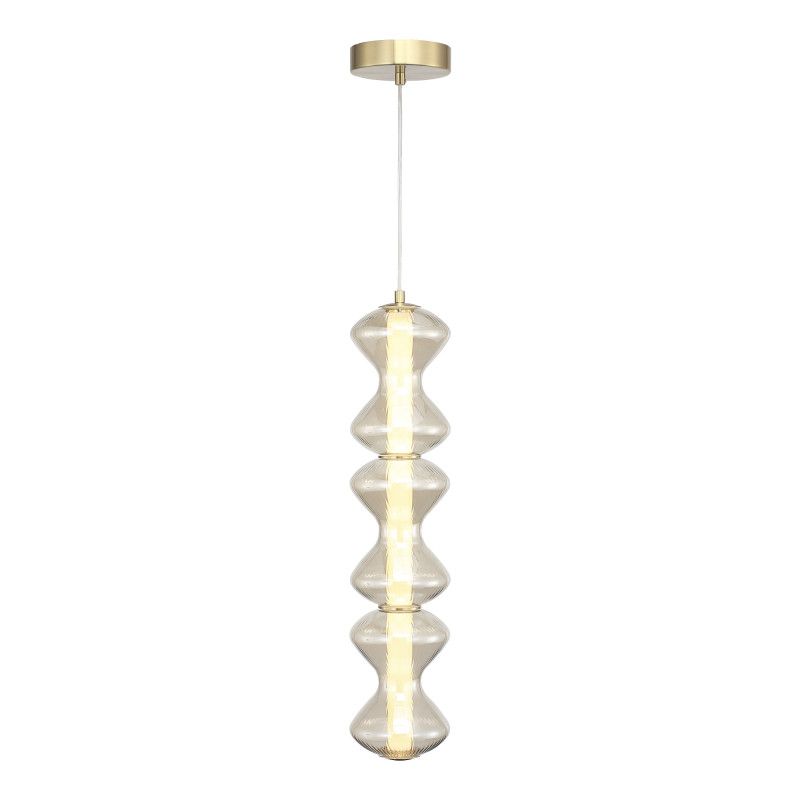 Подвесной светильник *14*-200 см, 1*LED, 18W, 3000K, ST-Luce Spine SL6136.213.01, золотой