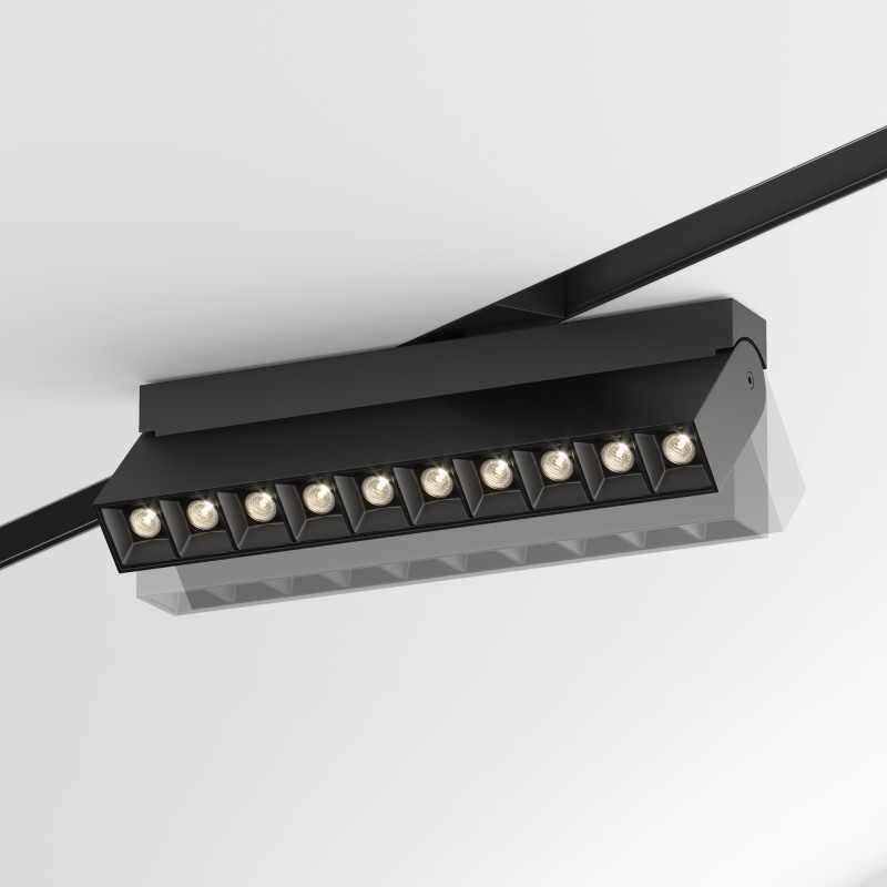 Светодиодный светильник 27 см, 20W, 3000K, Maytoni Track lamps S35  TR015-2-20W3K-B, 20W LED, 3000K, черный трековый