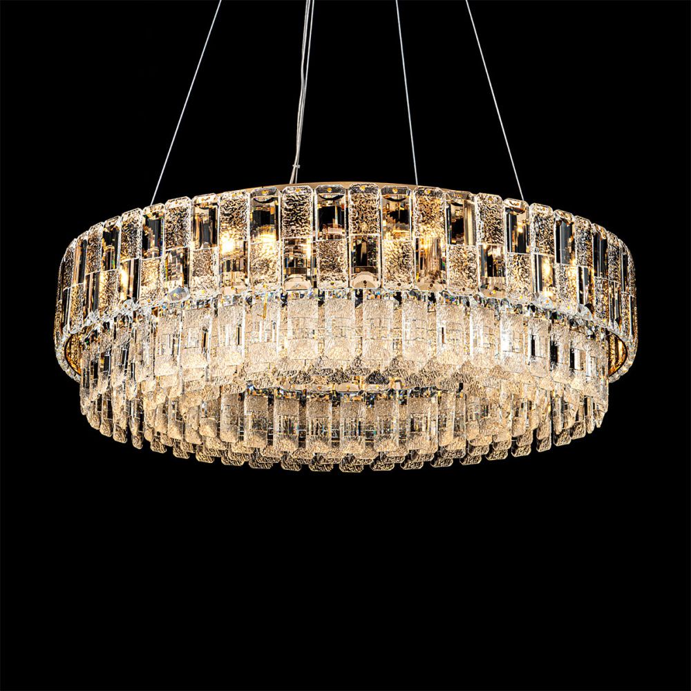 Люстра 60 см, 9*Е14*40W, Modelux  ML.7039.600 GD, Золото