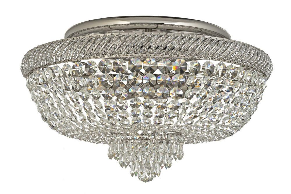 Люстра *60*35 см, 8*E27*60W, Dio D`arte Bari Nickel Bari E 1.2.60.100 N, Матовый никель