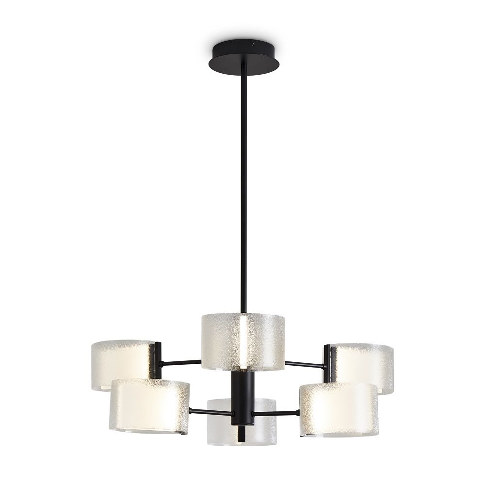 Потолочный светильник 43-73 см, 6LED*5W, 3000K, Freya Ice FR5541CL-L30B, Черный
