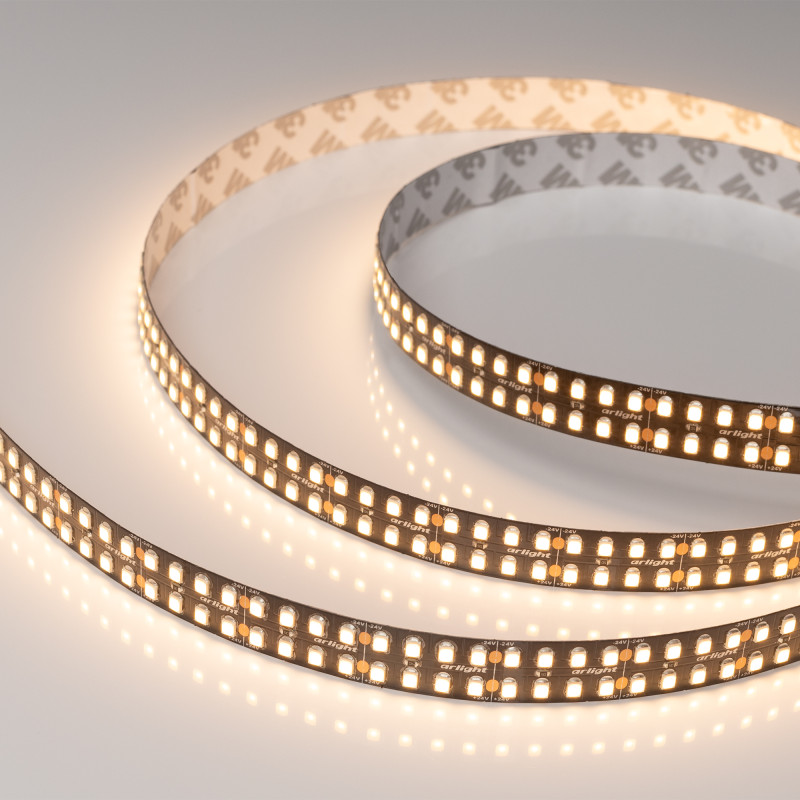 Лента RT-5000-2835-320 24V Warm2700 (BLACK 15mm, 24W/m, IP20), Arlight 032611. Цена указана за 5 метров. Продается кратно 5 метрам.