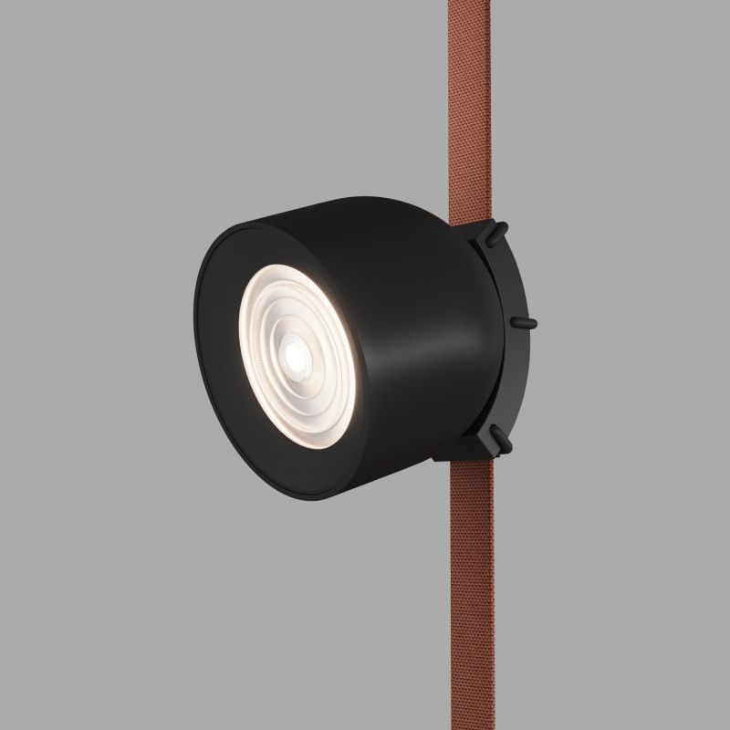 Светильник на шине *10*10,7- см, *LED*12W, 2700-6000K, Denkirs BELTY SPOT DK5640-BK, черный пластик