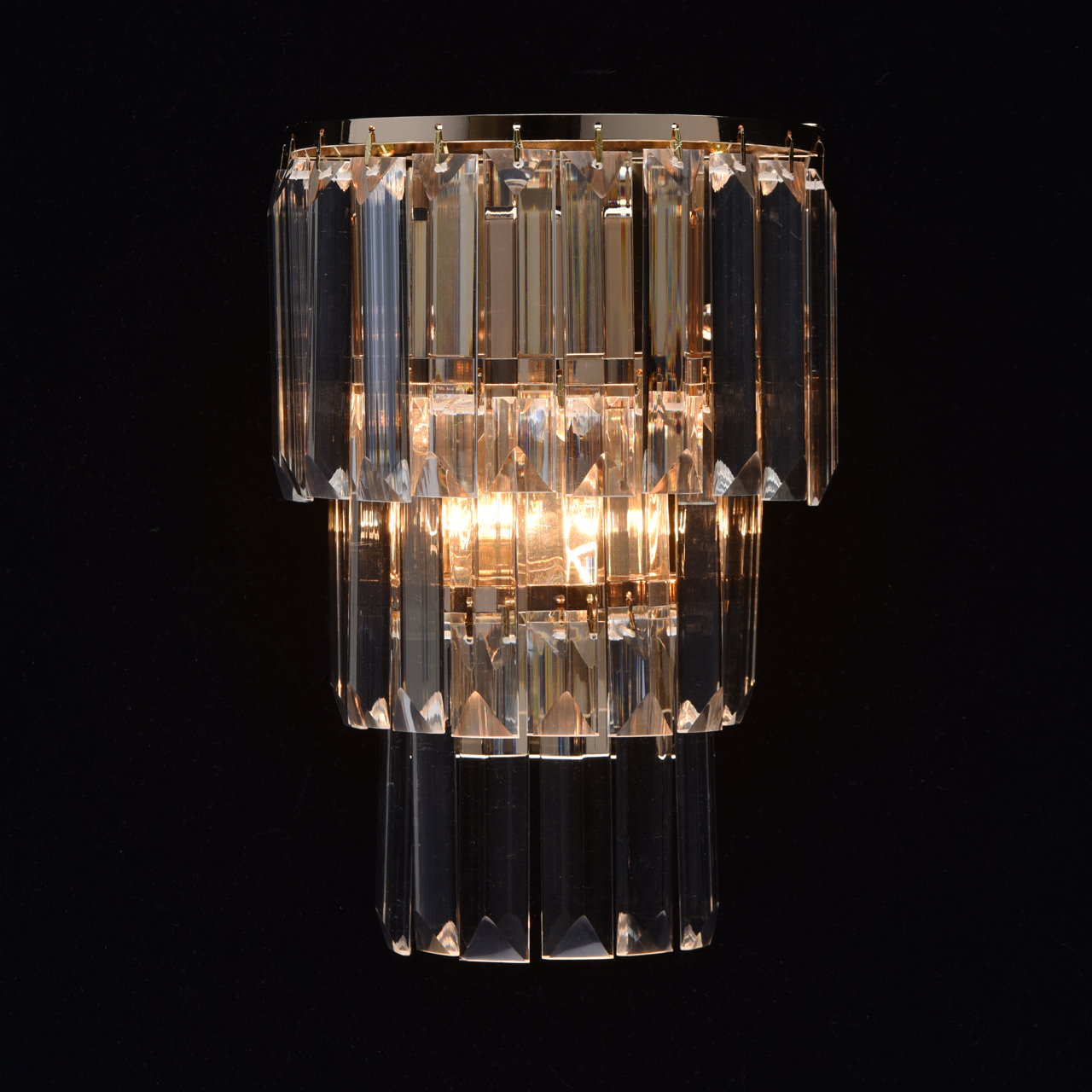 Бра 25*16*11 см, 1*E14 золото/прозрачный MW-Light Аделард 642022701