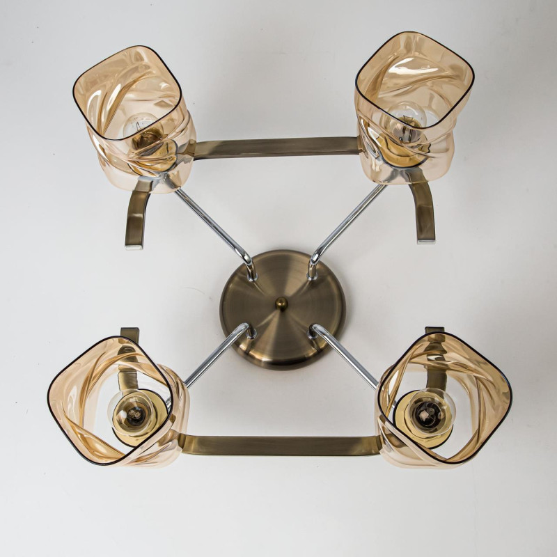 Потолочная люстра Citilux Плутон CL170142, бронза