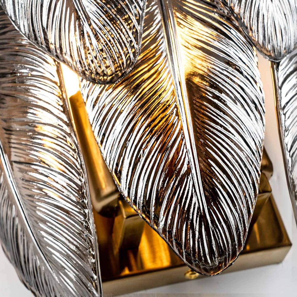 Настенный светильник 27*18 см, 2*Е14 MODELUX ML.20202.2 BS латунь