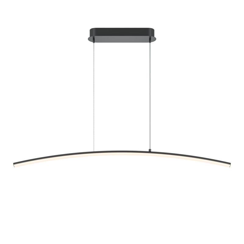 Подвесной светильник 98*7*305,7 см, LED, 15W, 3000К, Maytoni Light Reflection MOD243PL-L18BK черный