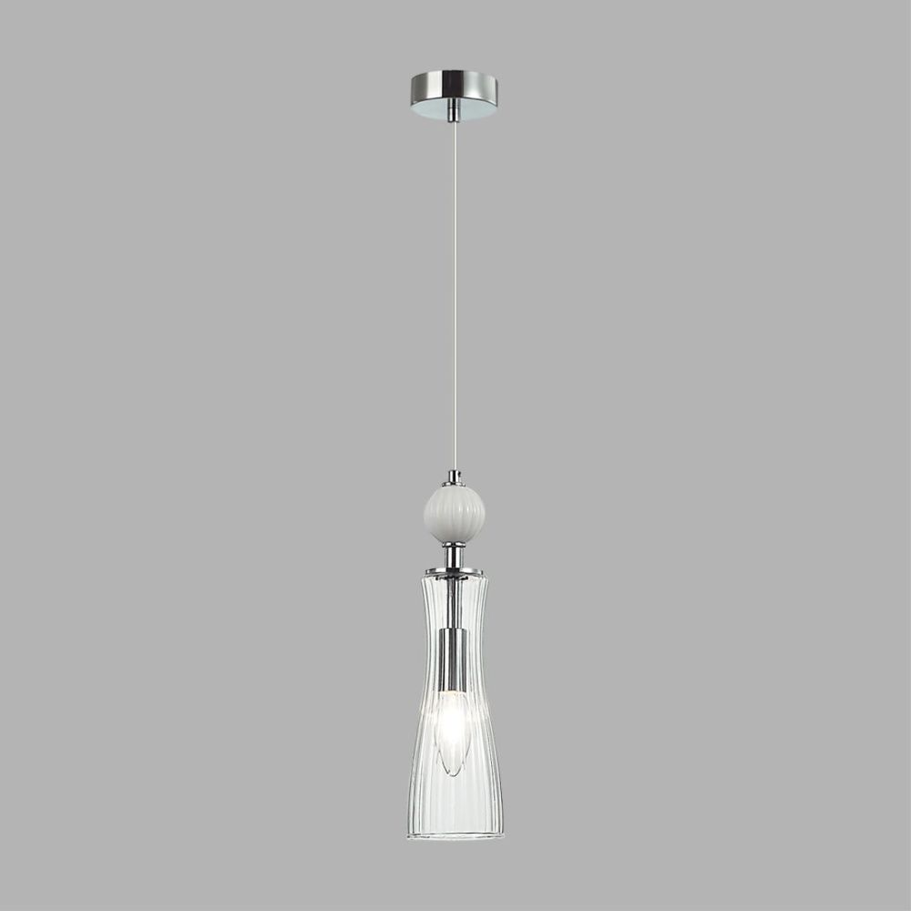 Подвес *8,5*225-225 см, 1*E14*40W, Lumion Emily LUM8268/1A, хром; белый