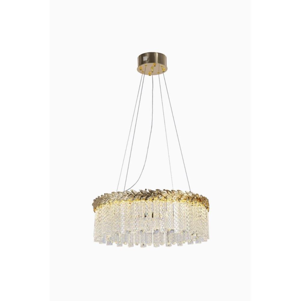 Люстра подвесная 60 см, Aployt Elouisa APL.795.03.08, золото
