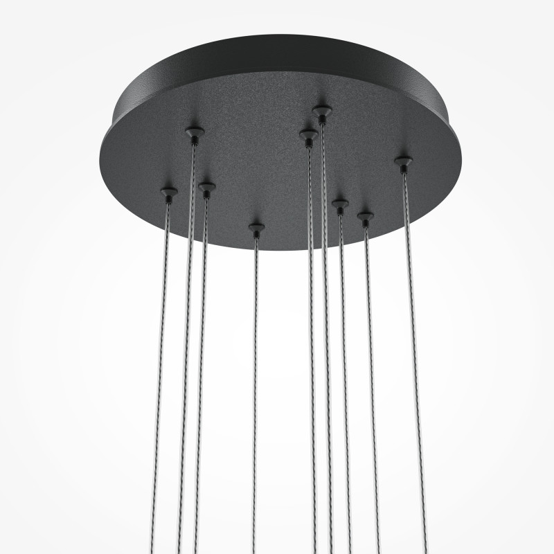 Каскадная люстра 35*35*352,5 см, LED, 46W, 3000К, Maytoni Light stick MOD236PL-L54B3K черный