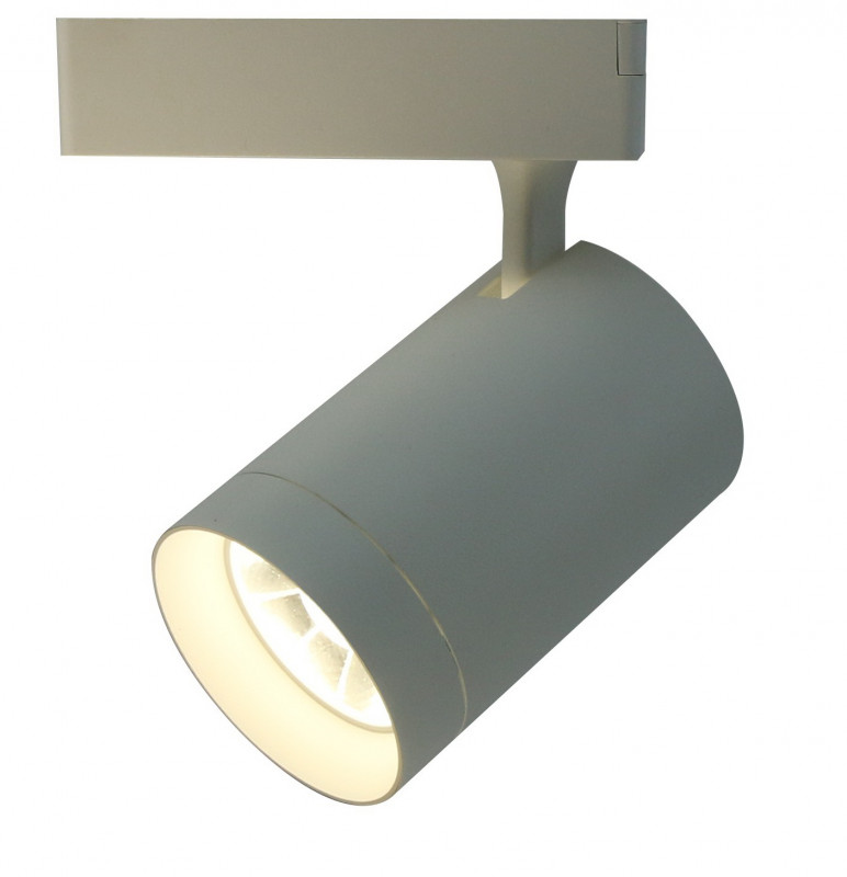 Трековый светильник Arte Lamp Soffitto A1730PL-1WH, белый, 22x12x10см, LED, 30W, 4000K, 2400Lm