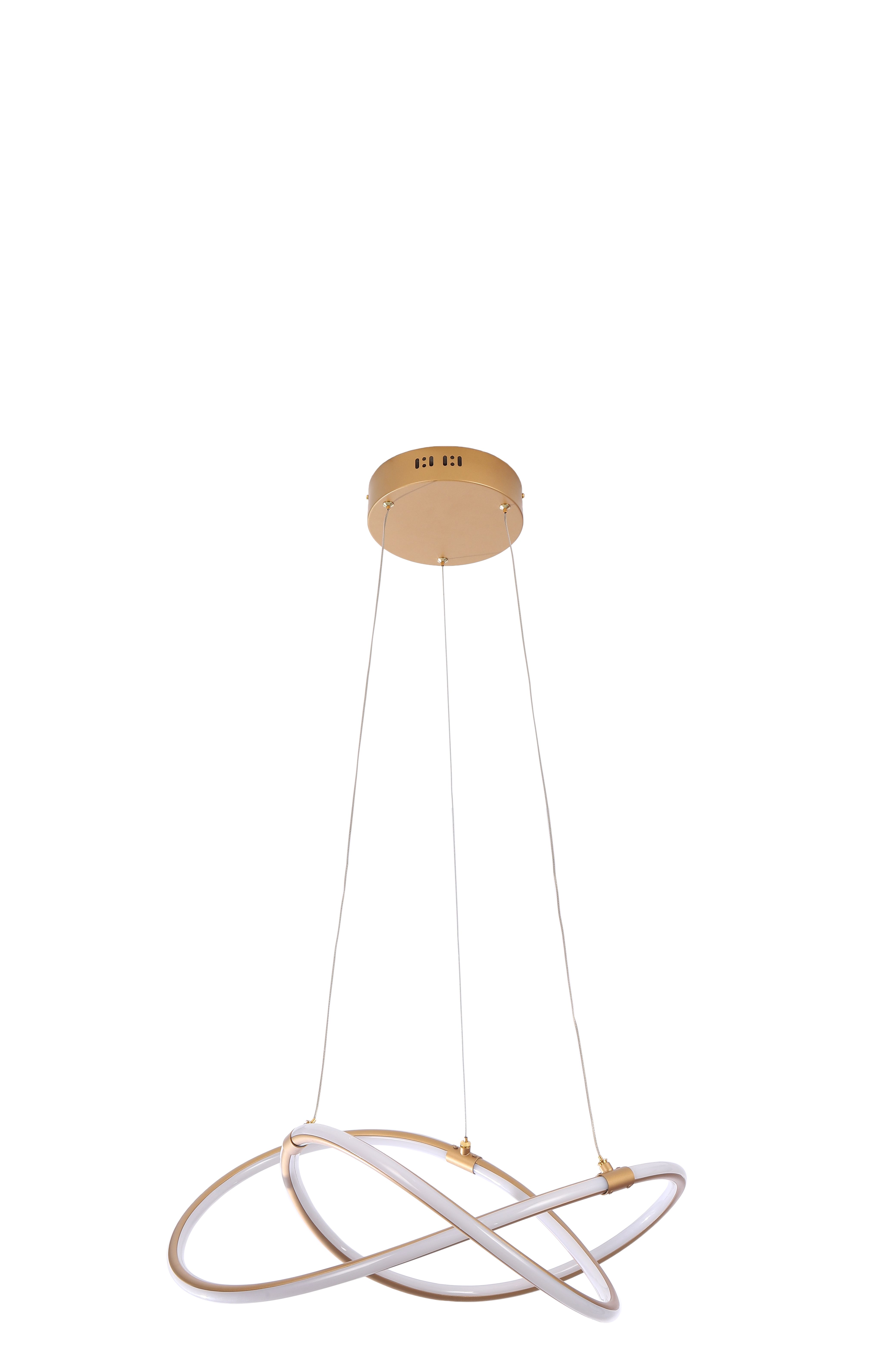Светильник подвесной 60 см, LED 50W 3000/4000/6000K золото Zortes Module ZRS.30707.50