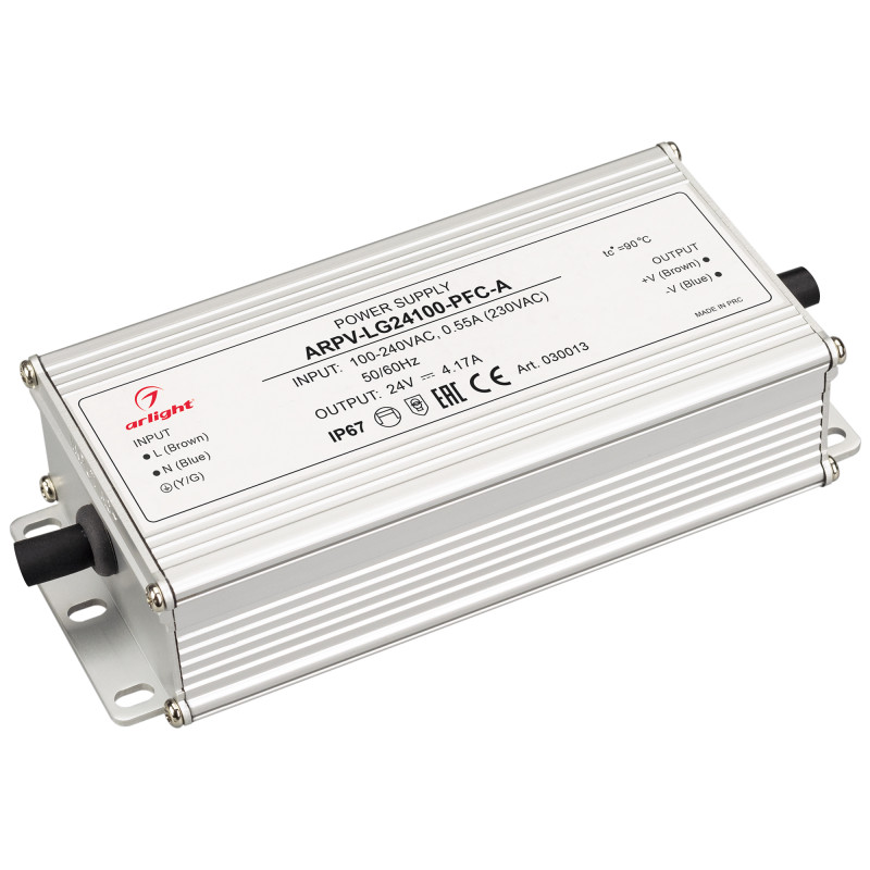 Блок питания для светодиодной ленты Arlight 030013 15*6,75*3,55 см.