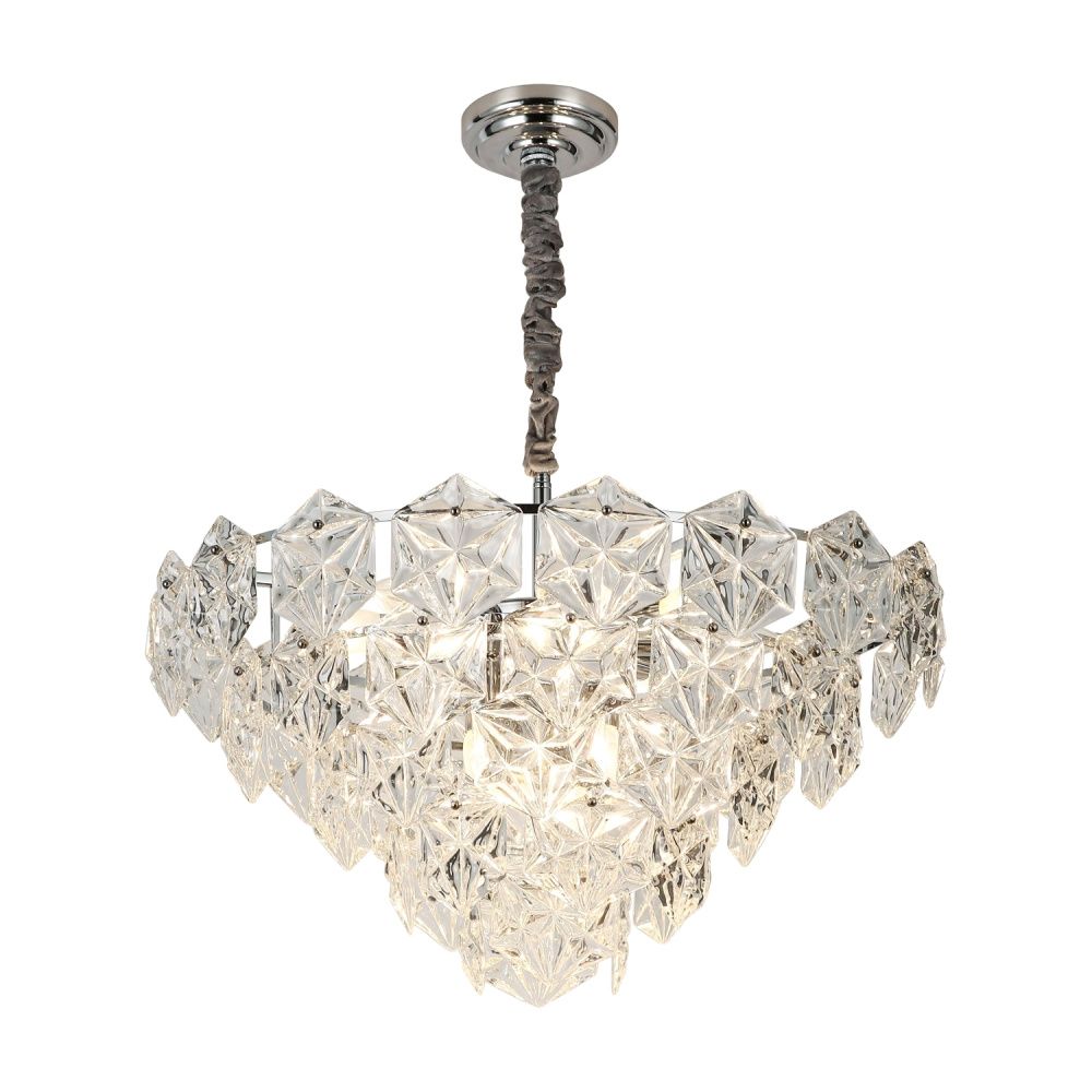 Люстра 63*63*75 см, 12*E14 Gerhort G21057/12CR, Хром