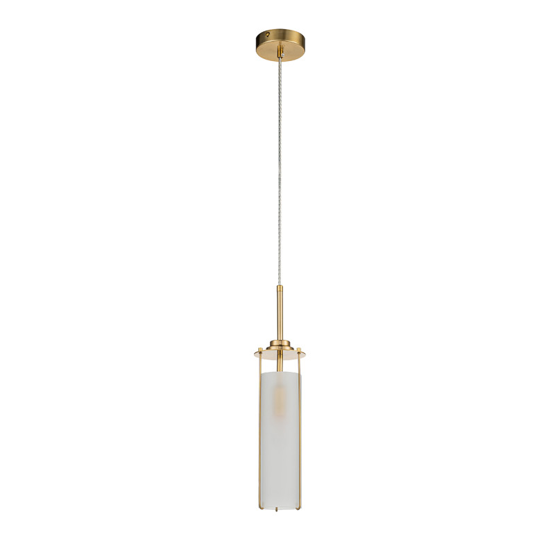 Подвесной светильник *10*196,5 см, 1*E14*40W, Indigo Modern V000415, бронзовый, 11038/1P Brass